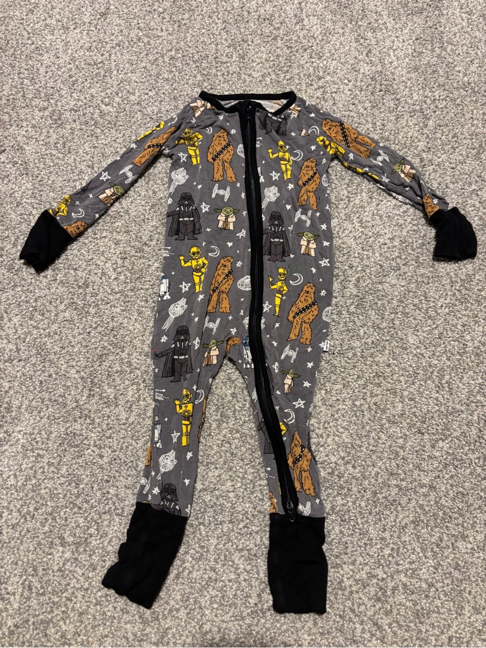 Little Sleepies - Star Wars May the Force be with You Zippy (6-12 mo)